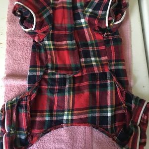 Hotel Doggy plaid pajamas size medium